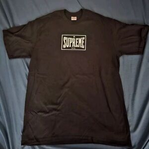 supreme warm up tee / everlast tee . size large. brand new in bag
